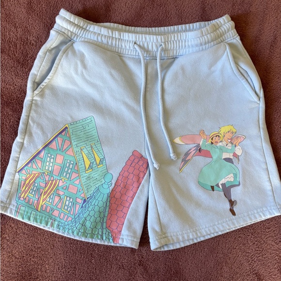 our universe Pants - Anime Graphic Shorts – Pastel Print | Unisex Howls  moving castle